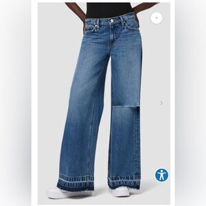 Hudson Jeans Blue Flare Wide Leg Denim size 25